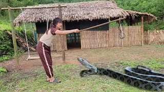 17-year-old single mother: Harvesting herbs for sale _ the horror of snakes appearing in the house