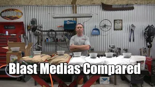 Blast Medias Compared and Demonstrated