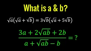 A Very Nice Algebra Challenge | Hard Math Olympiad Question | Algebra Problem