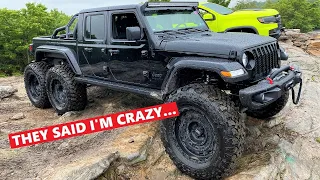 Taking My NEW $130,000 6X6 Gladiator To A JEEP ROCK CRAWLING EVENT... *They Said I'm "CRAZY"*