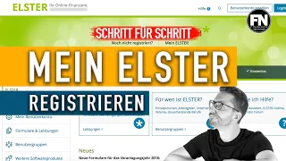 Mein Elster Registrierung | Mein Elster Aktivierung | Elster online anmelden