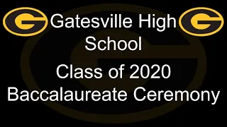 2020 GHS Virtual Baccalaureate Ceremony