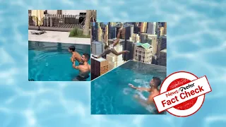 Fact Check: Did footballer Cristiano Ronaldo really threw his son off a rooftop swimming pool?