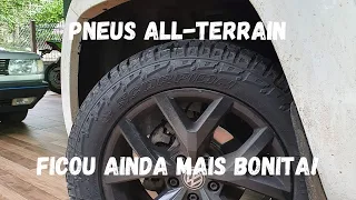 Troquei os Pneus da Amarok!!!