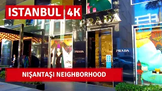 Istanbul Nişantaşı Neighborhood Walking Tour 10 October 2021|4k UHD 60fps