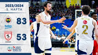 Fenerbahçe Beko (83-53) Reeder Samsunspor - Türkiye Sigorta Basketbol Süper Ligi - 2023/24