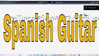 Gary Moore, Spanish Guitar (fingerstyle) - INTERACTIVE GUITAR TABS