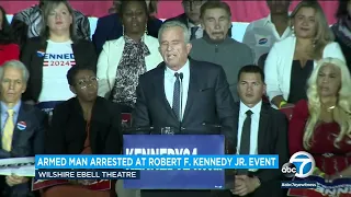 Armed man arrested at RFK Jr campaign event in Los Angeles