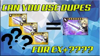 Dissidia Final Fantasy: Opera Omnia CAN YOU USE DUPES FOR EX+ WEAPONS