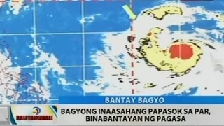 BT: Bagyong inaasahang papasok sa PAR, binabantayan ng PAGASA