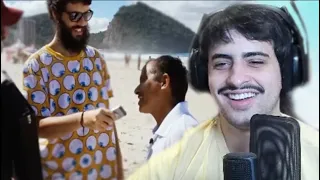 manoel gomes e defante na praia