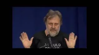 How Žižek reacts when someone insults him