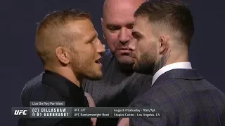 UFC 25th Anniversary Press Conference Faceoffs