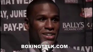 Mayweather-Gatti post fight press coference: The PPV Star Is Born Boxingtalk Classic