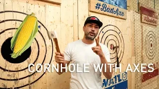 How To Play Cornhole (With Axes)