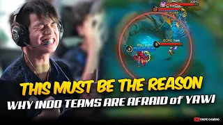 THIS MUST BE THE REASON WHY INDO TEAMS are AFRAID of YAWI's CHOU. . . 😮