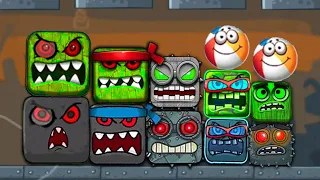 Red Ball 4 - Green Wood - Ball Friends All Bosses Gameplay Volume 1,2,3,4,5