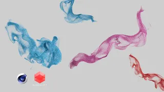 How To Make Abstract Particles Trails In C4D