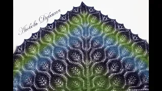 ВЯЗАНИЕ | ШАЛЬ СПИЦАМИ ИЗ КАУНИ | МАСТЕР КЛАСС  Knitting shawl. Master Class