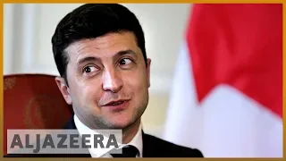 Ukraine president's party wins snap vote