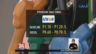 Big-time fuel price hike seen next week -oil firm | 24 Oras Weekend