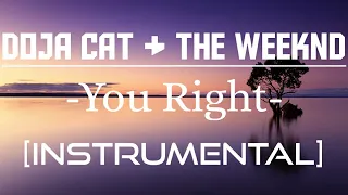 Doja Cat, The Weeknd - You Right [Instrumental/Karaoke/background music﻿] with backing vocals by CP