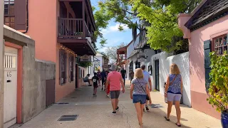 America's Oldest City | Walking Downtown St. Augustine in March 2023