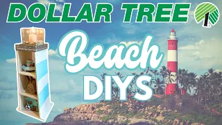 ⚓️ Stay Salty! 6 NEW Beach Decor Dollar Tree DIYS! Coastal & Nautical Summer 2024