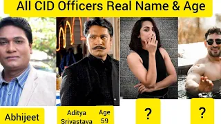 All CID Officers Real Name & Age |CID Officers Ka Asli Name Aur Umar🤔🤨