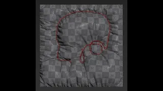 Houdini - Vellum with a dynamic pin.