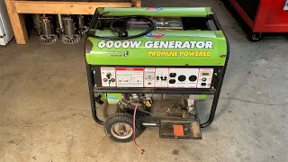 Propane Generator Will Not Start - Feels Like Low Compression