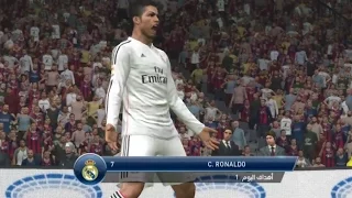 PES 2015 | بيس 2015 | برشلونة وريال مدريد - تعليق رؤوف خليف