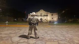 'While You Were Sleeping': Alamo Rangers protect history, answer questions in middle of night