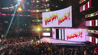 Rowdy Ronda Rousey shows up at Royal Rumble 2018