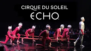 Aerial Pole act in ECHO by Cirque du Soleil