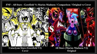 FNF - All Stars /Marios Madness - Gorefield / Comparison / Original Vs Cover