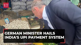 German minister hails India's UPI payment system after first-hand experience at a veggie shop