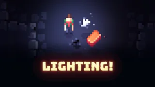 Lighting effects in my Dwarven RPG! | cave devlog #2