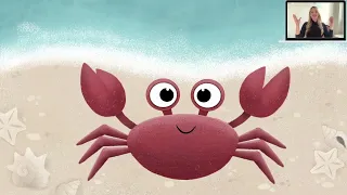 Crab Breaths | Mindful Breathing Exercises for Kids | Calm Summer Meditation Music