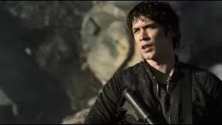 t100 1x10 | finn against bellamy and raven (more gun discussion)