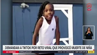 Demandan a TikTok por reto viral que provocó muerte de niña
