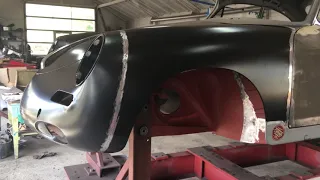 Porsche 356 welding has started