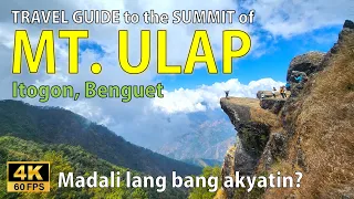 Mt. Ulap - Itogon, Benguet - Mas Mahirap ba akyatin kaysa sa Mt. Pulag? - POV Climb to the Summit 4K