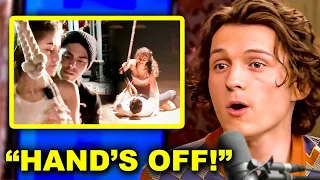 Tom Holland Reacts To Zendaya And Zac Efron Behind The Scenes