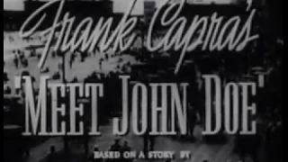 Gary Cooper in Frank Capra's Meet John Doe  (1941)