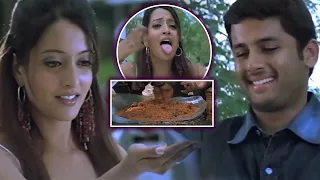 Nithiin & Raima Sen Funny Andhra Avakaya Eating Scene | TFC Movie Scenes