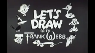 1950s "Let's Draw" with Television Cartoon Artist Frank Webb 7