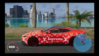 Test driving my *NEW* SUPREME x LOUIS VUITTON Aston Martin (THE CREW 2)