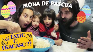 🤣 PRIMERA VEZ haciendo MONAS de PASCUA con huevo !! (muchas risas  en nuestra casa) #LacasonadeTirso