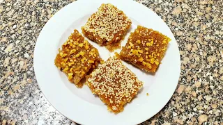 بسبوسه من بواقي العيش #طريقه عمل بسبوسه بدون سميط البسبوسة @chefshabanawadali5530